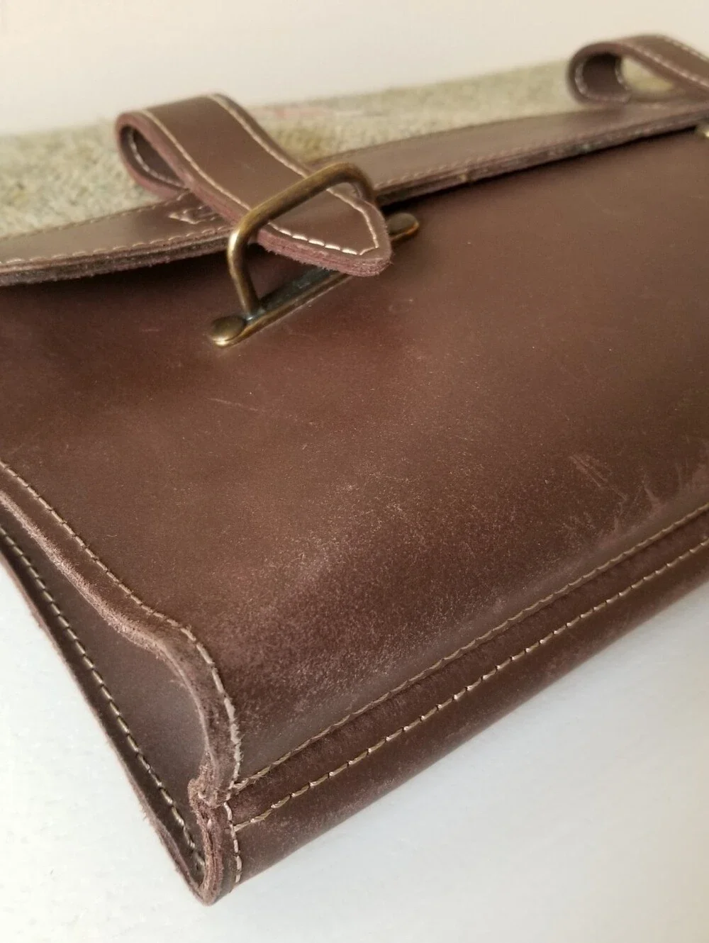 Harris Tweed Messenger Bag Crossbody